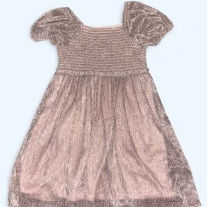 Crewcuts Shimmery Pink Kids Dress
